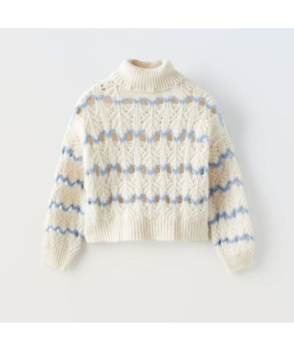 Kız Çocuk Ajurlu Kazak