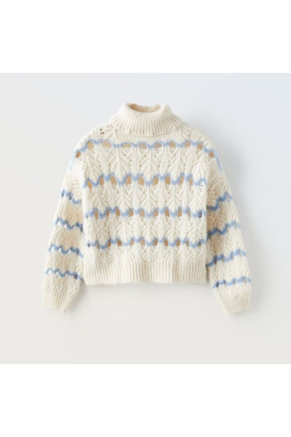 Kız Çocuk Ajurlu Kazak