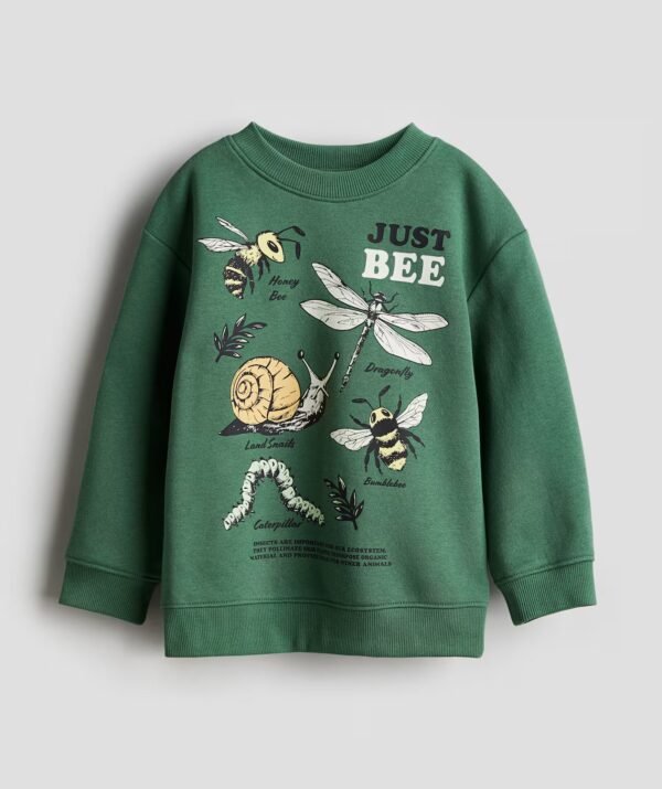 Erkek Çocuk Baskılı Sweatshirt