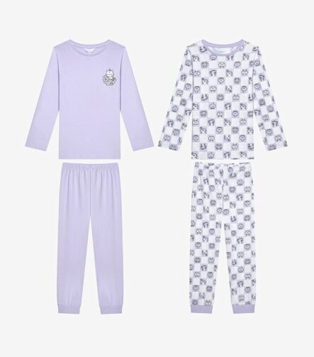 Kız Çocuk İkili Pijama Takımı