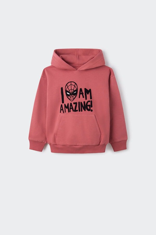 Erkek Çocuk Baskılı Kapüşonlu Sweatshirt Erkek Çocuk Baskılı Kapüşonlu Sweatshirt