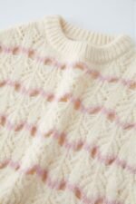 Kız Çocuk Ajurlu Kazak - Görsel 2