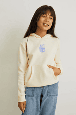 Kız Çocuk NY Baskılı Sweatshirt - Görsel 6