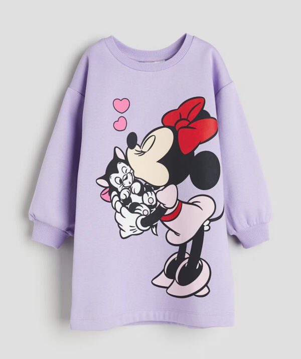 Kız Çocuk Baskılı Elbise