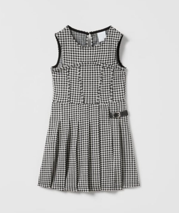 Kız Çocuk Kazayağı Desenli Jile