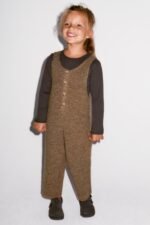 Kız Bebek Triko Salopet - Görsel 2