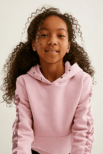 Kız Çocuk Kapüşonlu Sweatshirt - Görsel 5