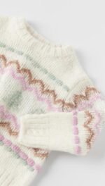 Kız Bebek Desenli Kazak - Görsel 2