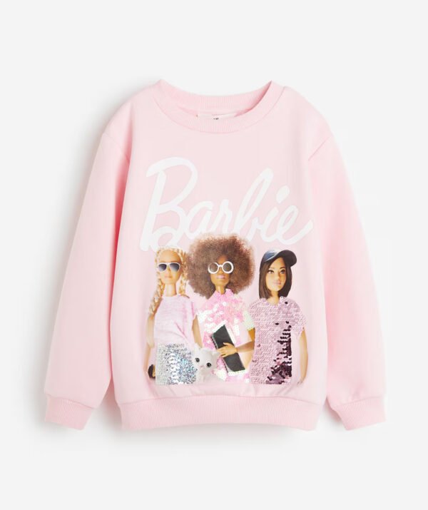 Kız Çocuk Baskılı Sweatshirt