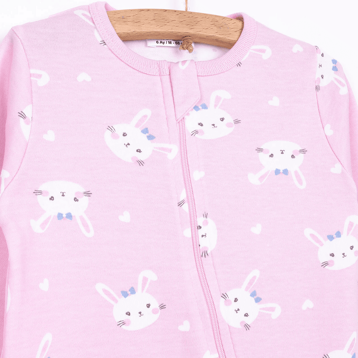 Kız Bebek Fermuarlı Tulum - Görsel 3