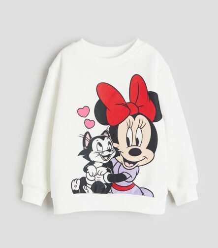 Kız Çocuk Baskılı Sweatshirt