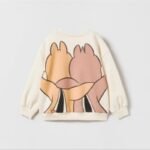 Kız Bebek Baskılı Sweatshirt - Görsel 4