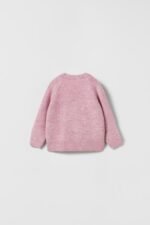 Kız Bebek Pamuklu Triko Hırka - Görsel 3