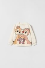 Kız Bebek Baskılı Sweatshirt
