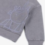 Kız Bebek Baskılı Kapüşonlu Sweatshirt - Görsel 3
