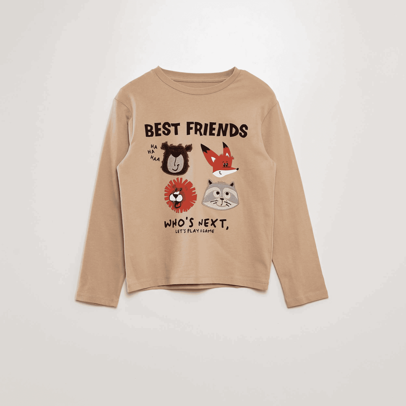 Erkek Çocuk Baskılı İnce Uzun Kollu T-Shirt