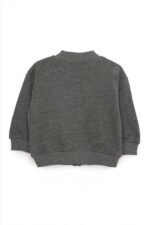 Erkek Bebek Gri Kolej Hırka - Görsel 4