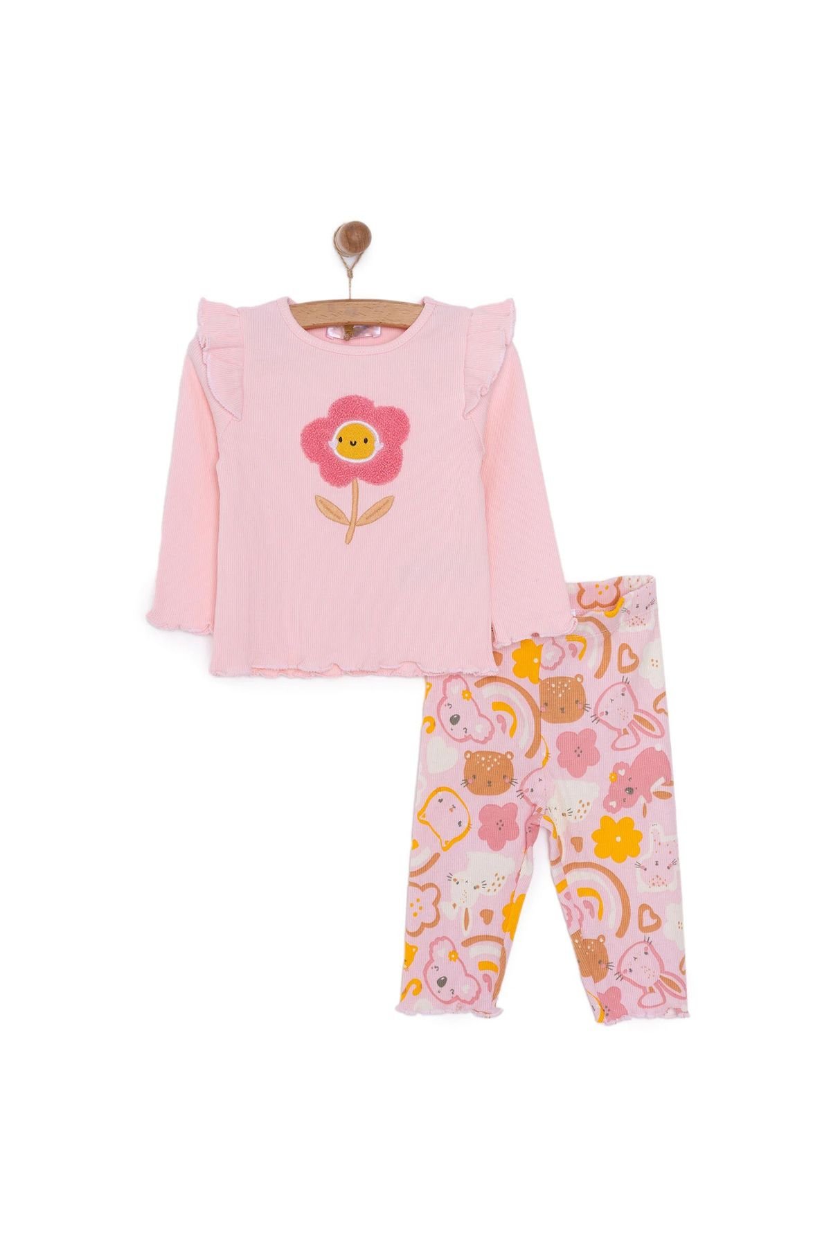 Kız Bebek Nakışlı Takım