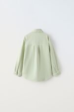 Kız Çocuk Yeşil Kot Ceket - Görsel 3