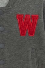 Erkek Bebek Gri Kolej Hırka - Görsel 3