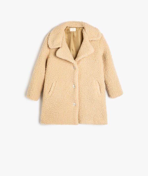 Kız Çocuk Peluş Mont