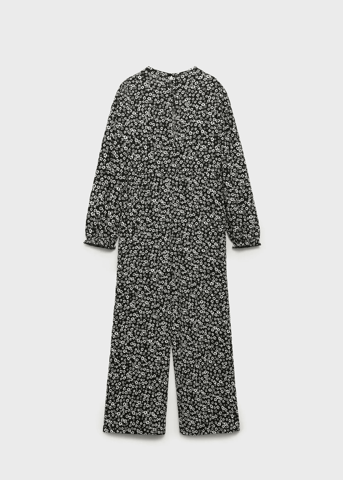 Kız Çocuk Çiçek Desenli Tulum - Görsel 2