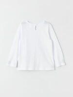 Kız Bebek Basic Beyaz T-Shirt - Görsel 3