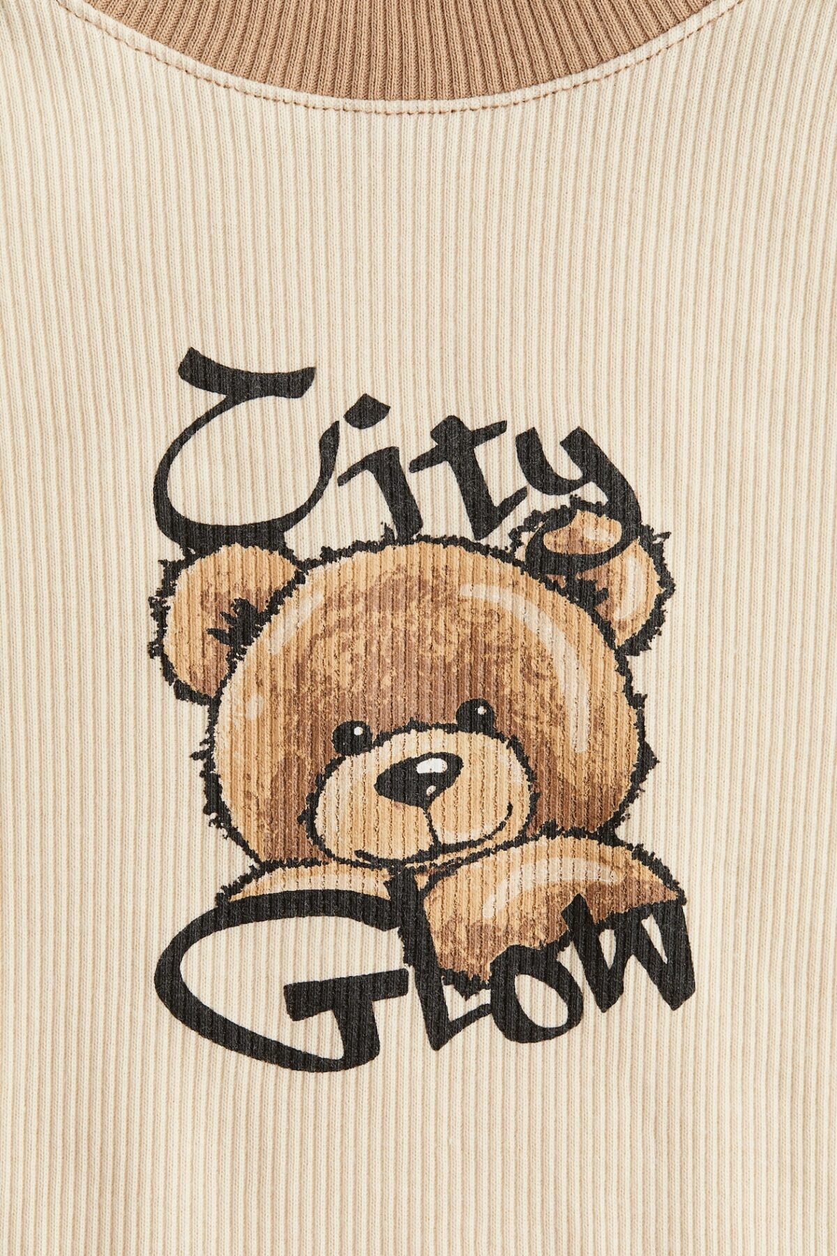 Kız Çocuk Garson Boy Fitilli Baskılı T-Shirt - Görsel 2