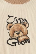 Kız Çocuk Garson Boy Fitilli Baskılı T-Shirt - Görsel 2