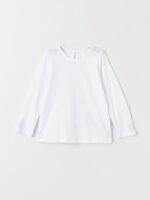Kız Bebek Basic Beyaz T-Shirt