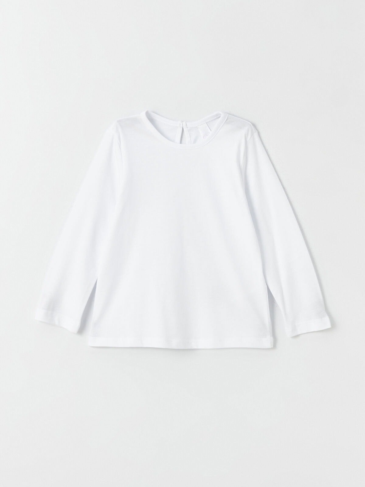 Kız Bebek Basic Beyaz T-Shirt