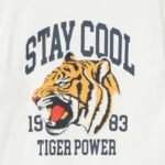 Erkek Çocuk Tiger Baskılı İnce Uzun Kollu T-Shirt - Görsel 2