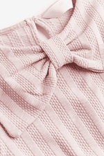 Kız Çocuk Fiyonklu Elbise - Görsel 3