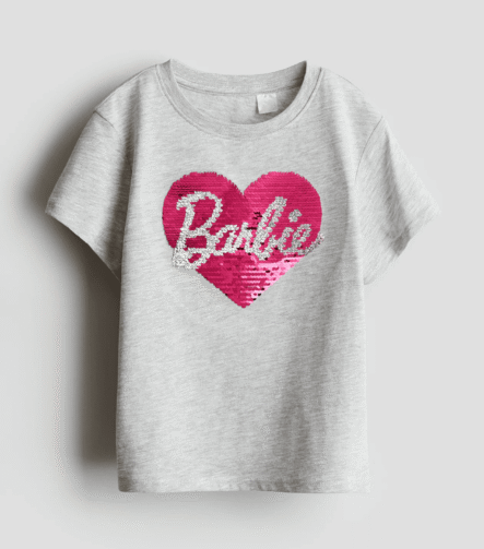 Kız Çocuk Pullu T-Shirt