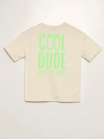 Erkek Çocuk Sırtı Baskı Detaylı T-Shirt - Görsel 2