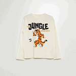 Erkek Çocuk Baskılı İnce Uzun Kollu T-Shirt