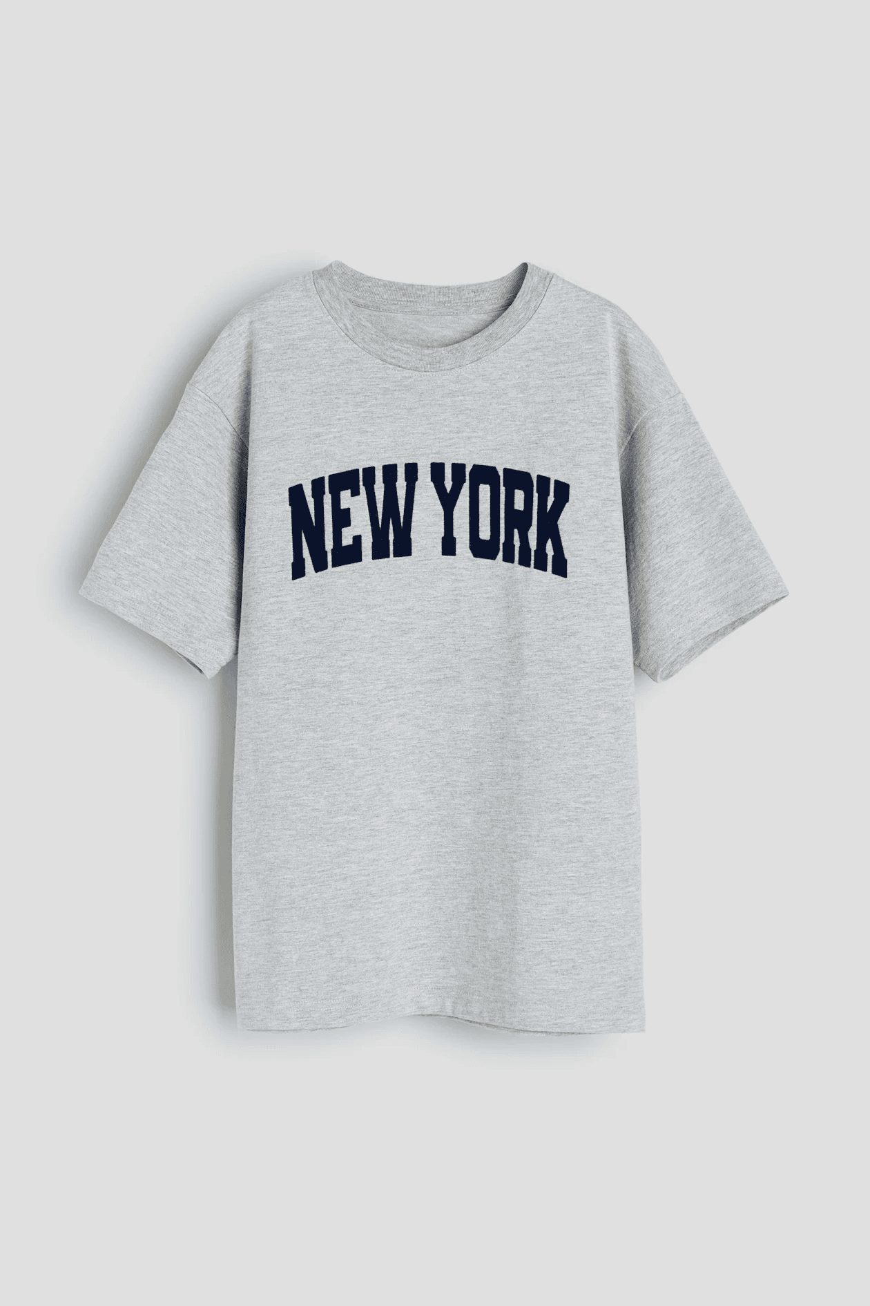 Unisex New York Baskılı T-Shirt