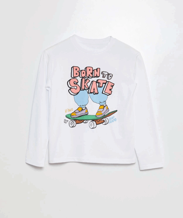 erkek çocuk baskılı t-shirt