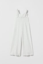 Kız Çocuk Fiyonklu Beyaz Tulum - Görsel 3