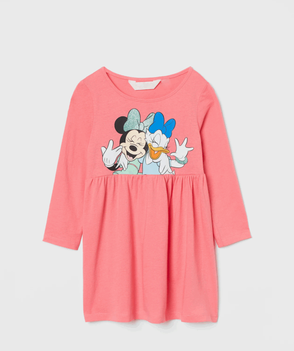 Kız Çocuk Baskılı Elbise