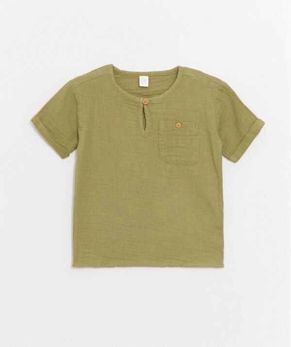 Erkek Bebek Keten Gömlek