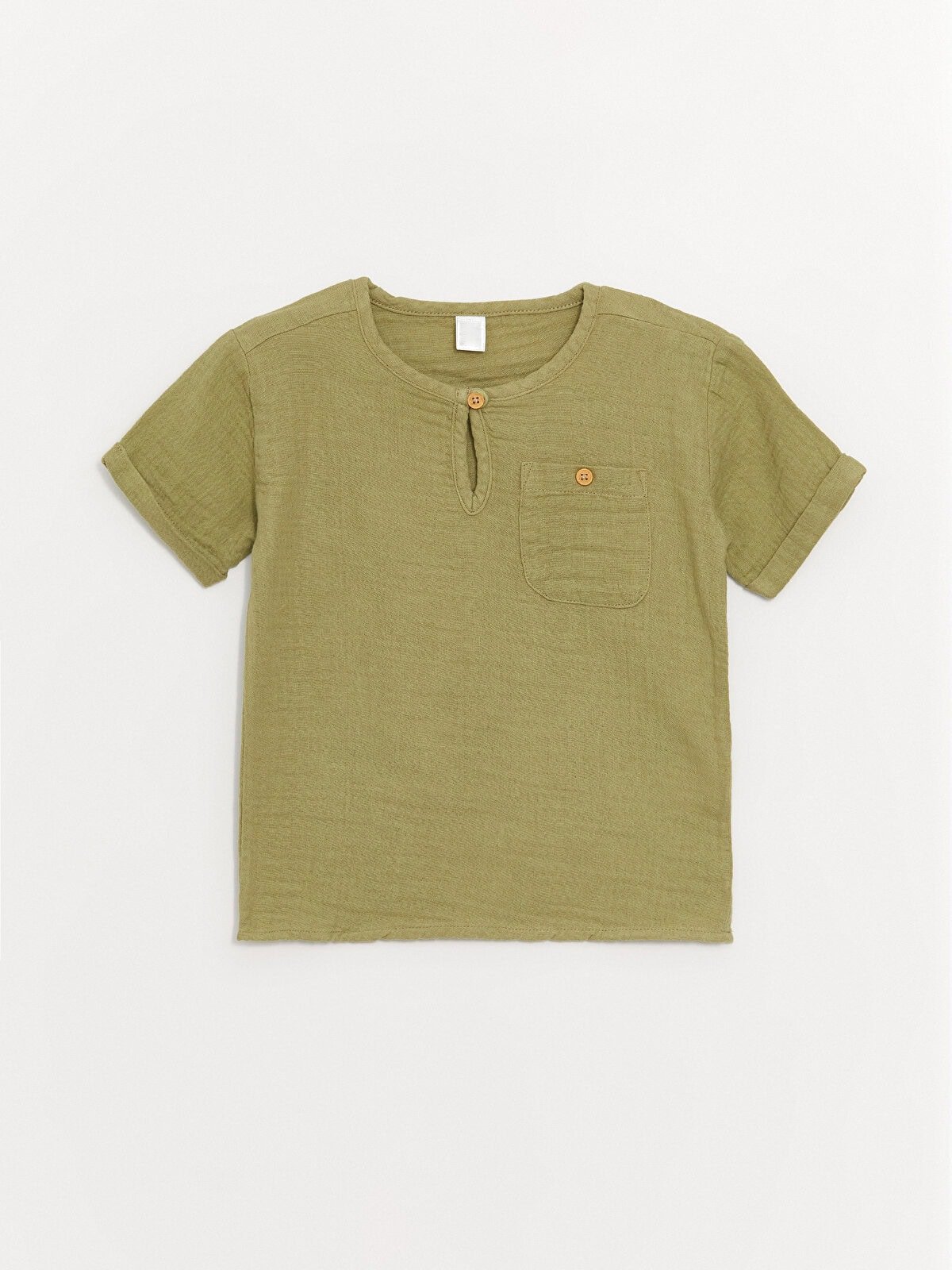 Erkek Bebek Keten Gömlek