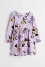 Kız Çocuk Baskılı Elbise