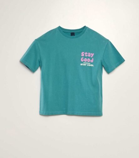 Erkek Çocuk Sırtı Baskılı T-Shirt