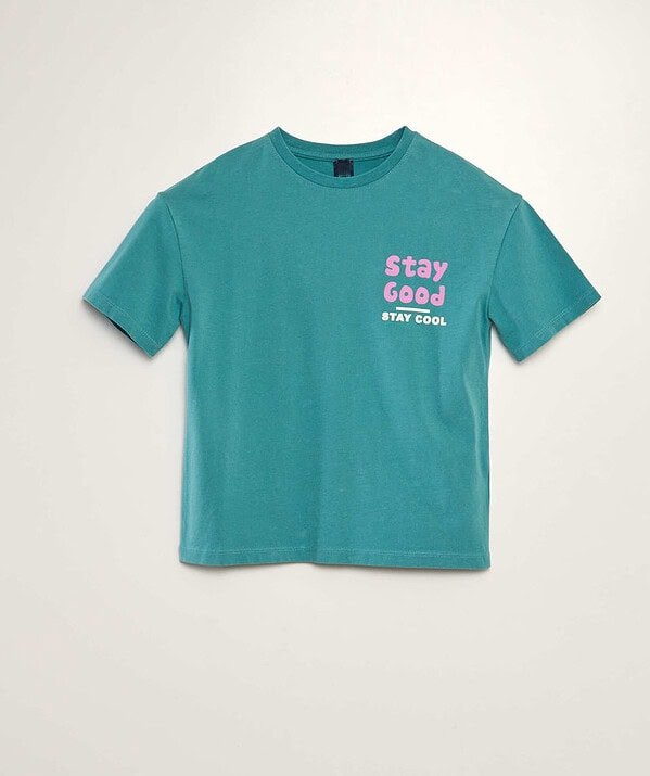 Erkek Çocuk Sırtı Baskılı T-Shirt