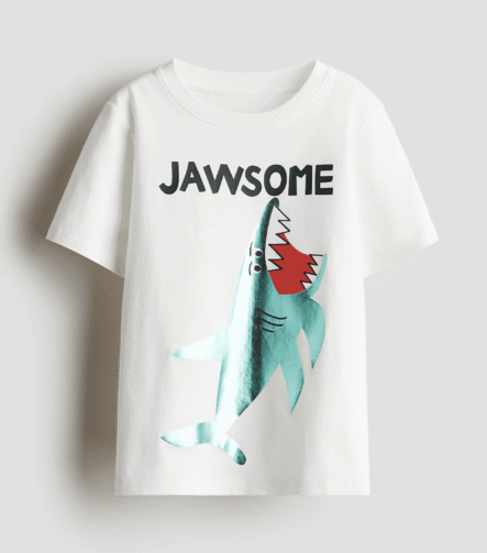Erkek Çocuk Folyo Baskılı T-Shirt