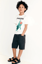 Erkek Çocuk Folyo Baskılı T-Shirt - Görsel 4