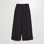 Kız Çocuk Wide Leg Çizgili Pantolon - Görsel 3