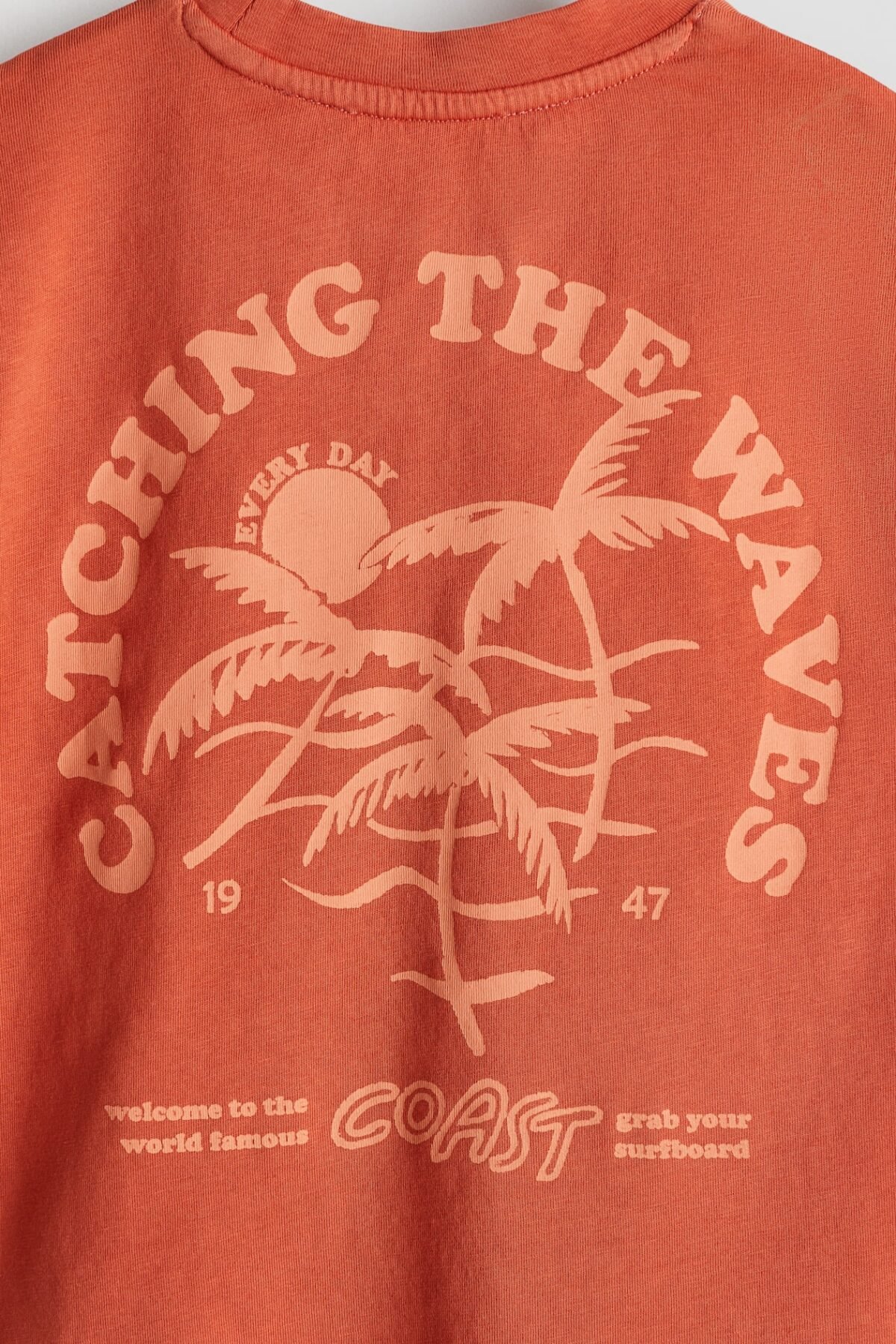 Erkek Çocuk Nakışlı Sırtı Baskılı T-Shirt - Görsel 4