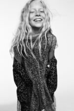 Kız Çocuk Tüllü Leopar Desenli Elbise - Görsel 2